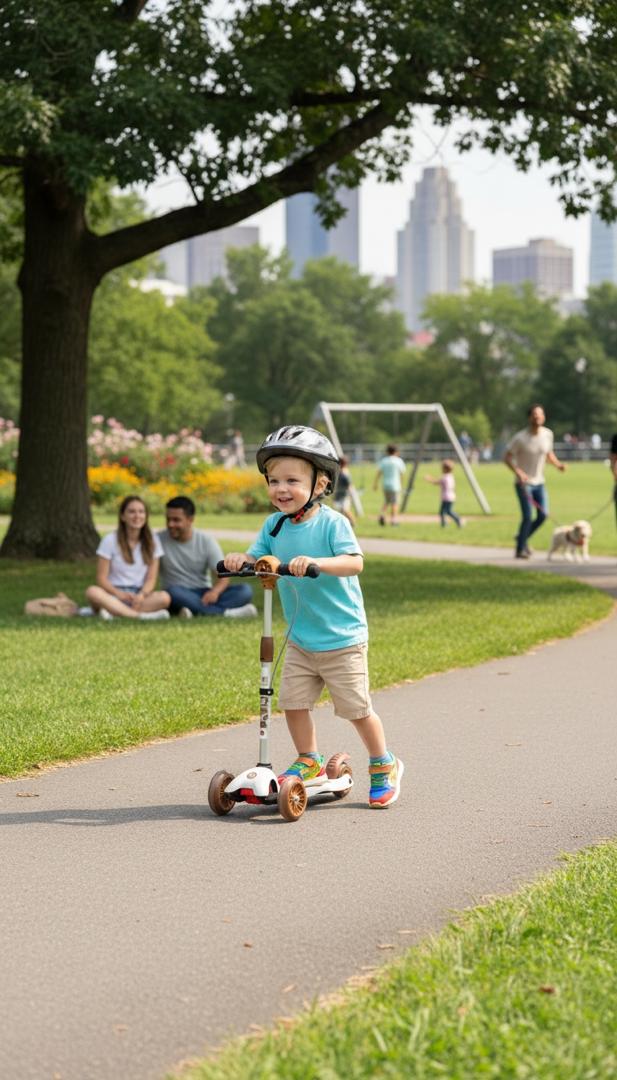 3-Wheel Kids Scooter