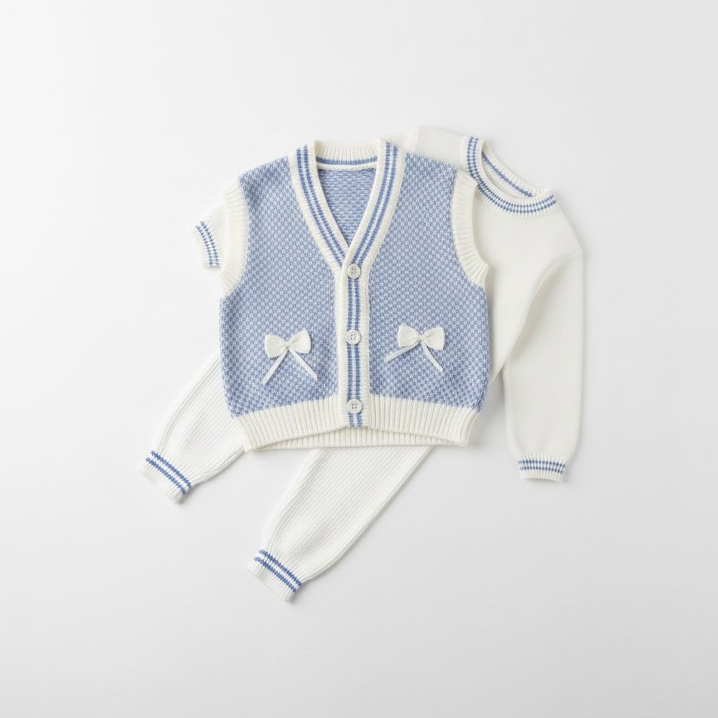 Clanforth 3-piece Baby Sweater Set