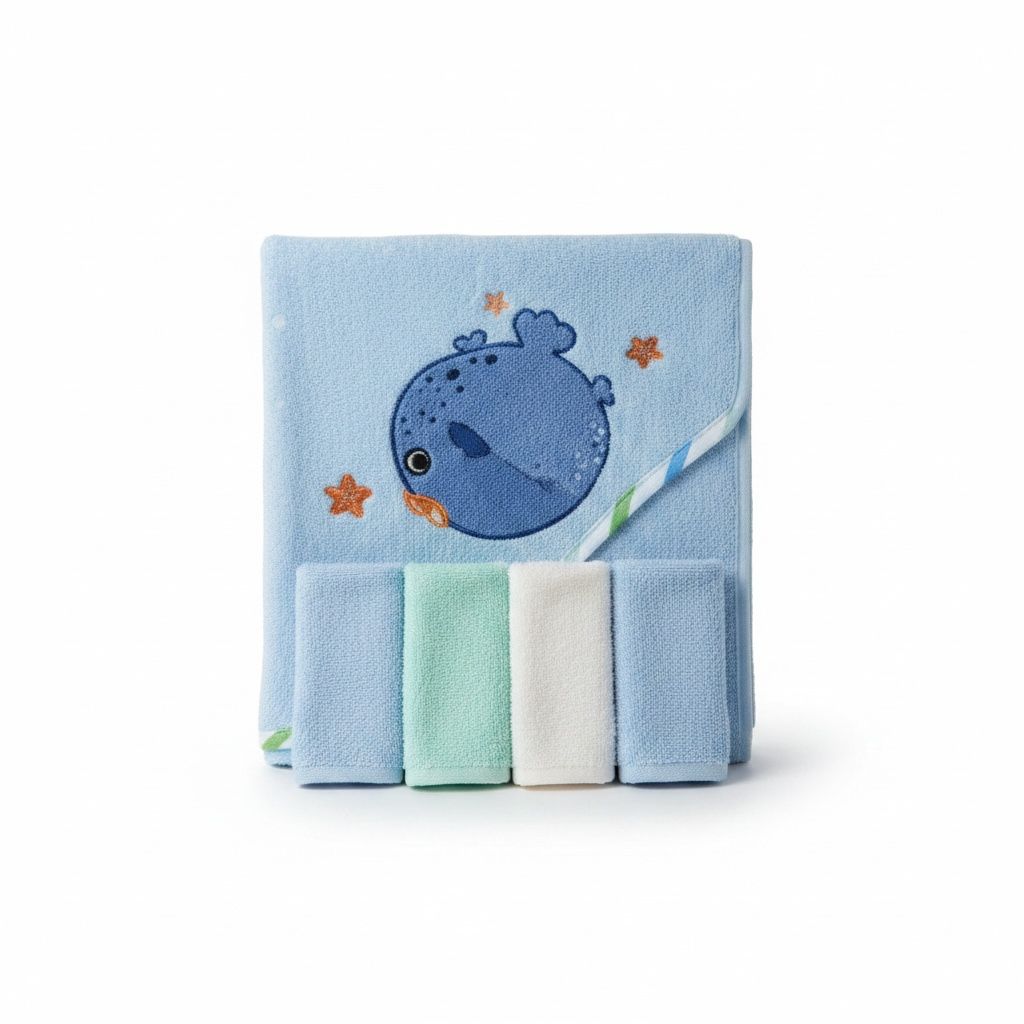 Clanforth Hooded Baby Towel Set