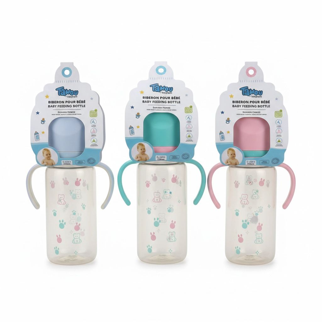 Clanforth Baby Bottle Open Handles
