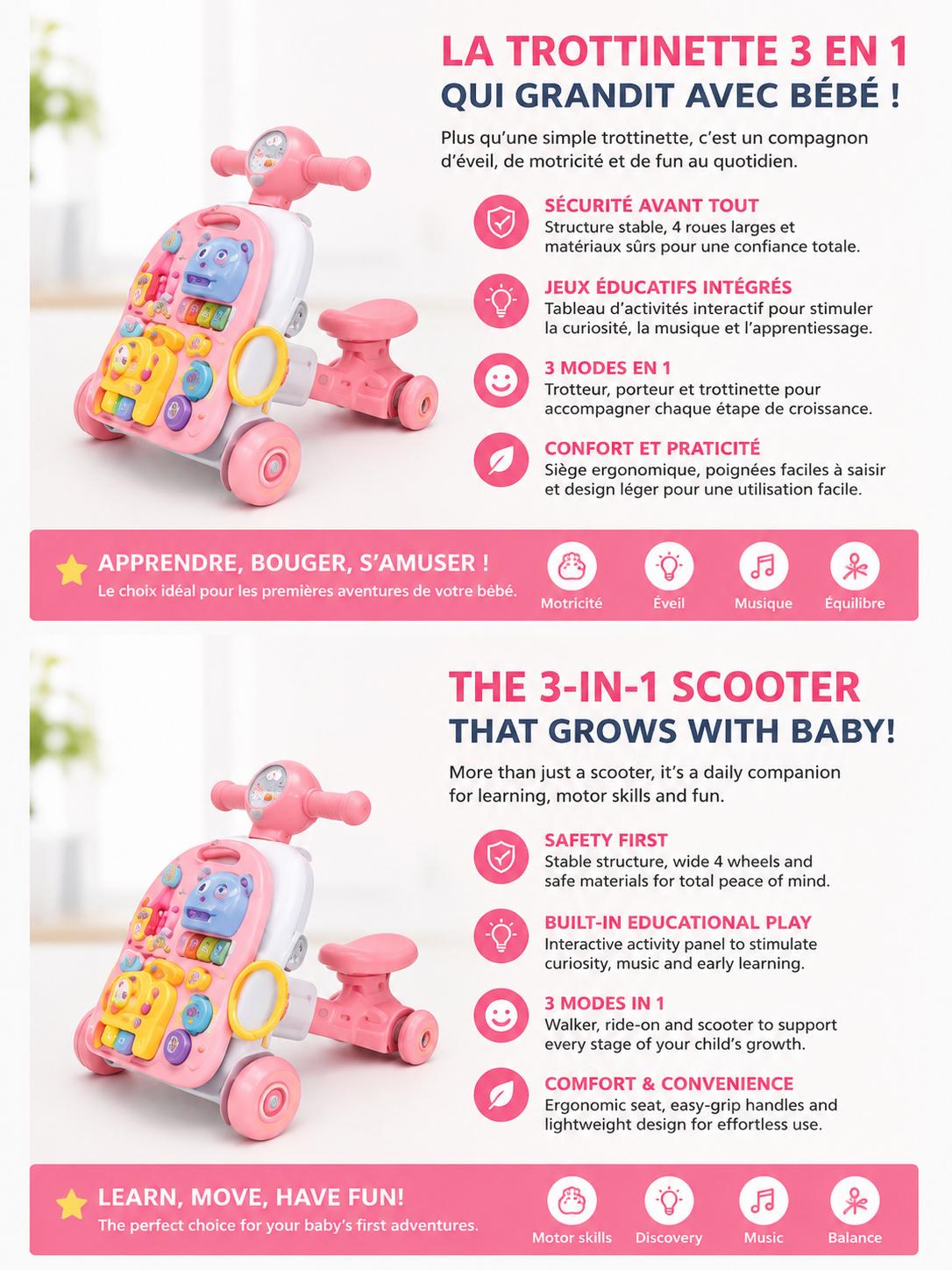 3-in-1 Educational Baby