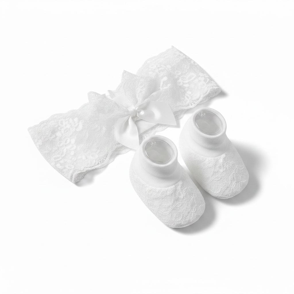 Clanforth Headband & Booties Set