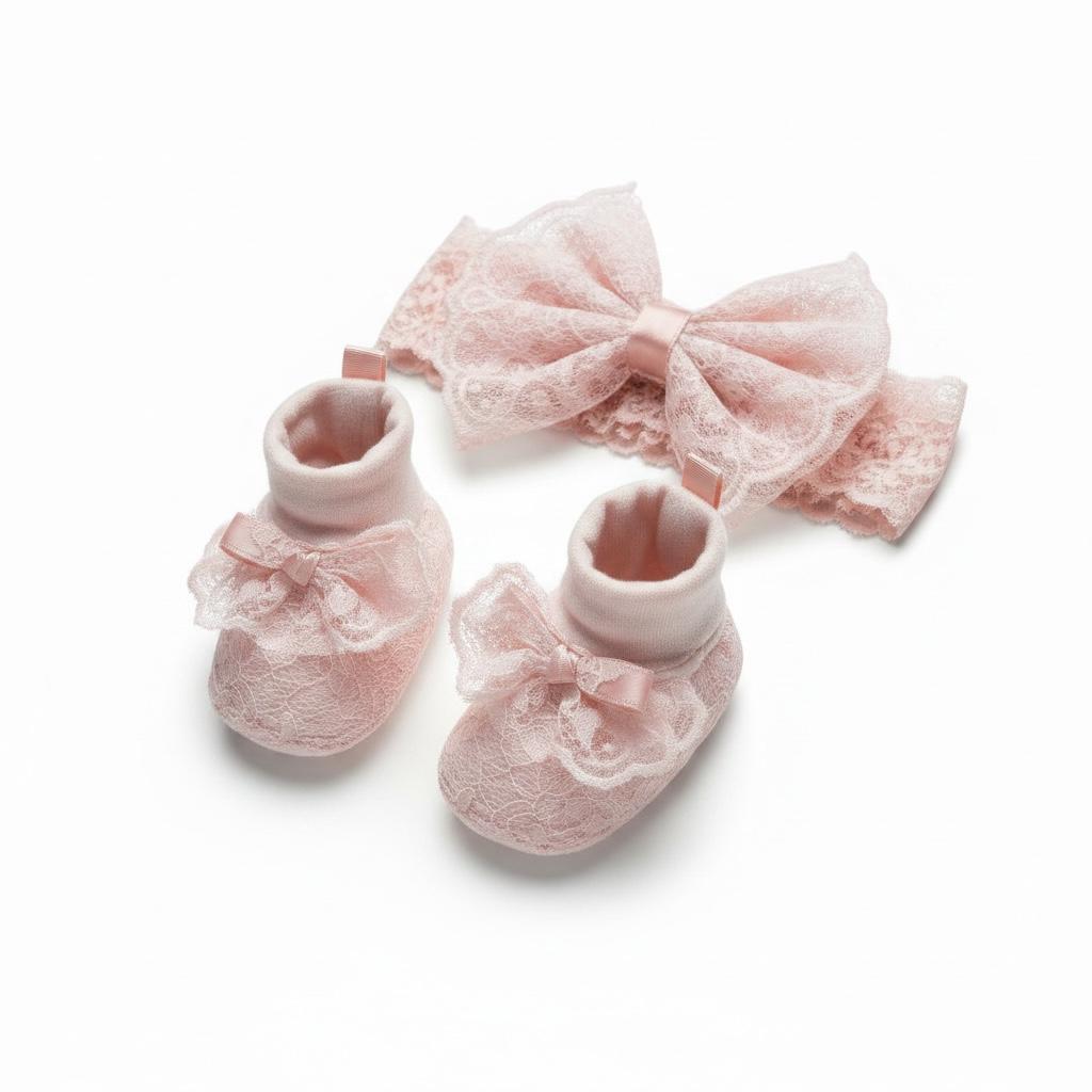 Clanforth Headband & Booties Set