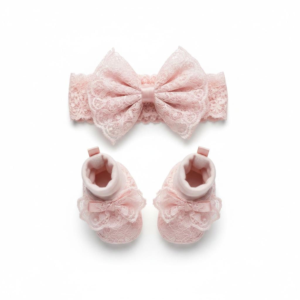 Clanforth Headband & Booties Set