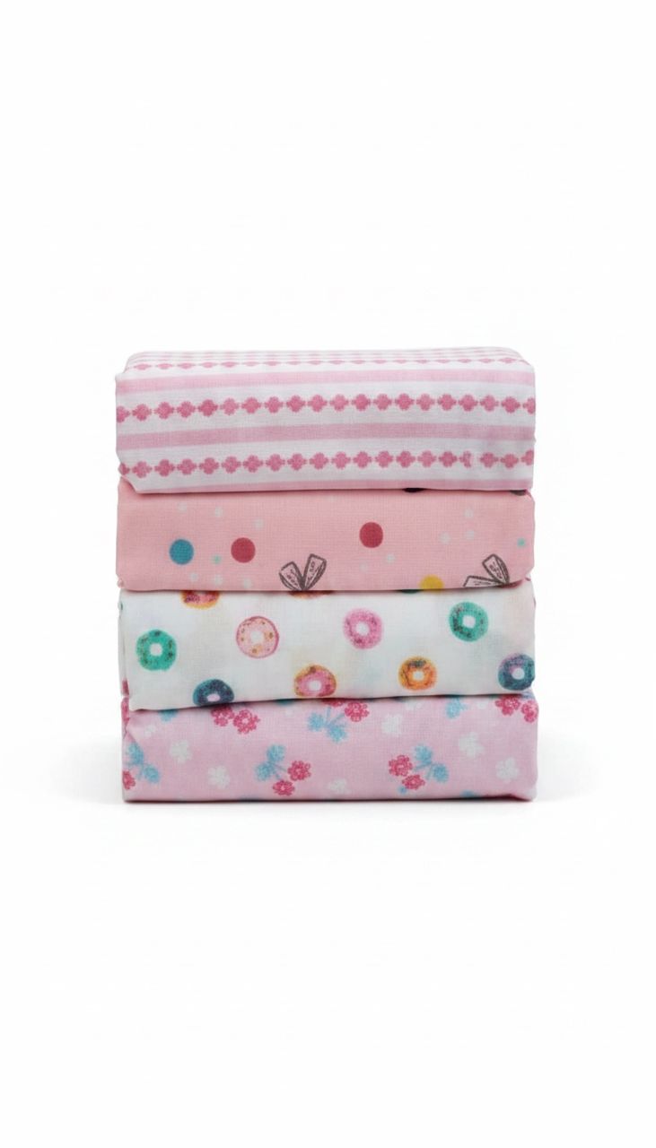 Clanforth Set of 4 Lightweight Baby Blankets